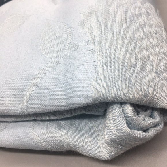 x12 WATERFORD Blue Hydrangea Jacquard Dinner Napkin Set Floral Easter Spring - Picture 7 of 9